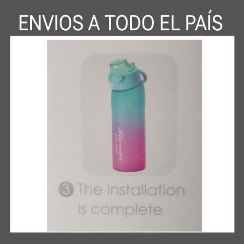 Botella Plástico Reforzado Con Cápsula Aromática 720ml Azul Noche
