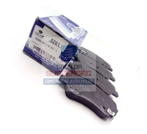 Pastilha Freio Dianteira Hb20 Hb20s Hb20x 1.6 16v 2012-2019