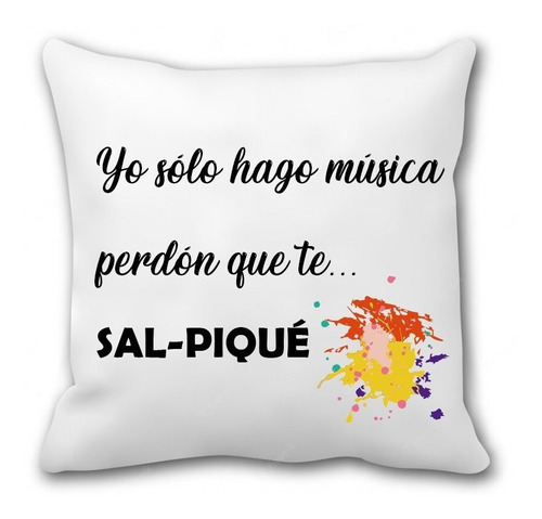 Cojin Almohada Frases Shakira Decoración Hogar