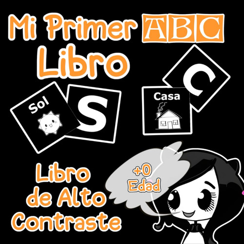 Mi Primer Abc De Alto Contraste Imágenes En Blanco Y N 61ohy