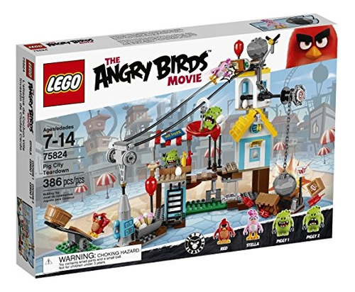   Angry Birds 75824 Pig City Desmontaje