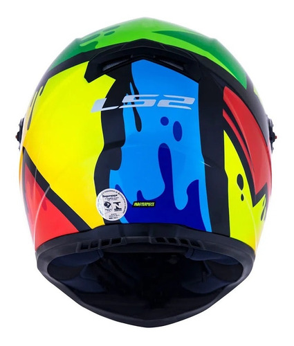 Imagem 4 de 5 de Capacete Ls2 Ff358 Masterpiece Vermelho + Viseira Espelhada