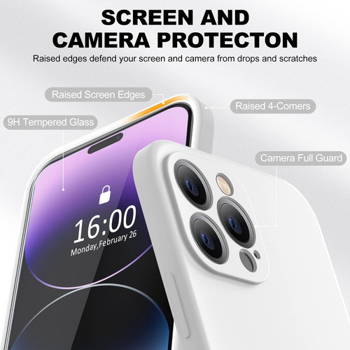 Funda De Teléfono Moderna De Silicona De Colores Brillantes A Prueba De Golpes Para iPhone 16 Pro Max 15 14 13 12 11 Series