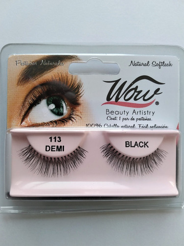 Pestañas Naturales Wow Tres Modelos A Escoger 12 Pack