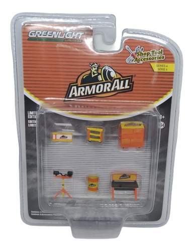 Greenlight Armorall Shoptool Herramientas Para Diorama 1:64
