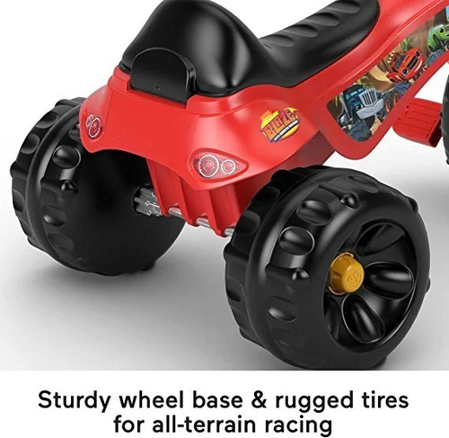 Imagen 8 de 9 de Triciclo Bicicleta Fisher-price Nickelodeon Blaze | Niños