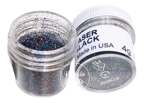 Glitter Givre Comestibles Negro King Dust Usa Reposteria