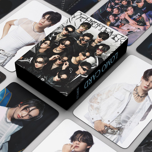 55pcs-thailand Bus Because Of You I Shine Tarjeta Pequeña