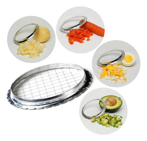 Cortador De Huevos Duros De Acero Inoxidable
