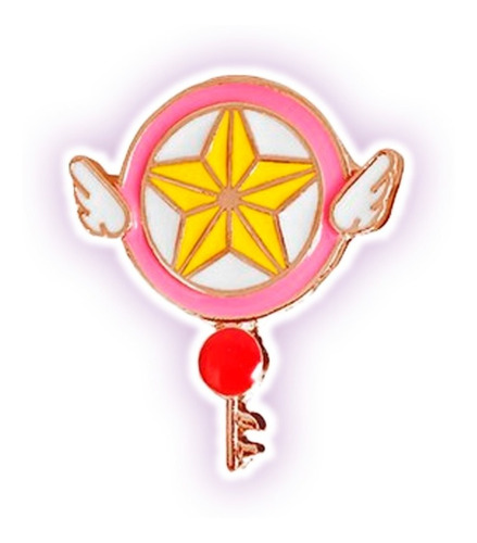 Pin Metalico Sakura Cards Captor Anime Broche - Os Gamer