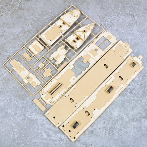 1/400 Modelo De Barco Kit De Construcción Cubierta De