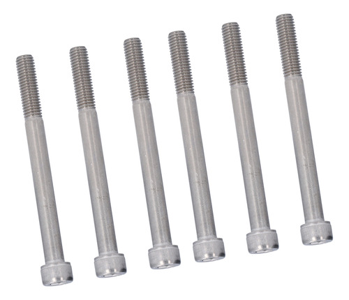 10 Tapones De Cabeza Cilíndrica Hexagonales De Acero Inoxida