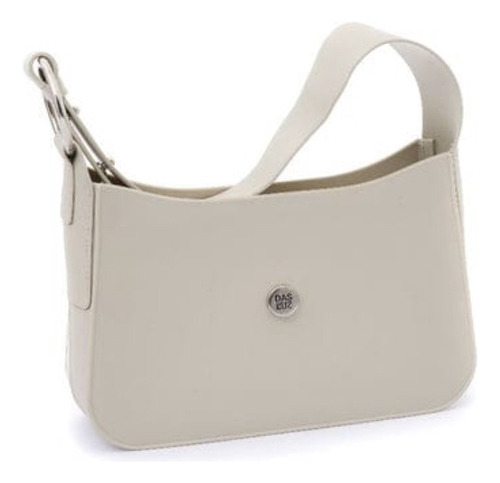 Cartera Leblon Das Luz Mantecol Goma Inyectada Metal A Tono