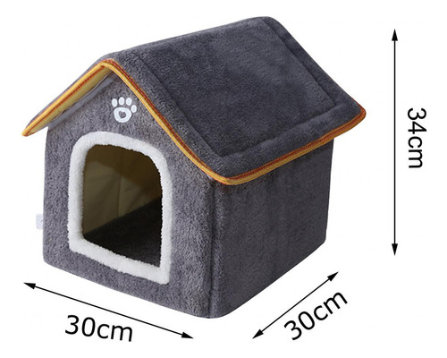 Cama Para Perros Y Gatos, Cojín Interior Para Nido Gris S