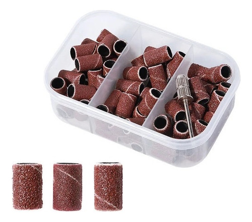 Lijas Barriles Para Pulidora Drill De Uñas Repuestos + Punta