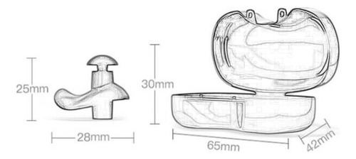 Tapones Para Los Oídos De Natación Juego De Pinzas Rosa