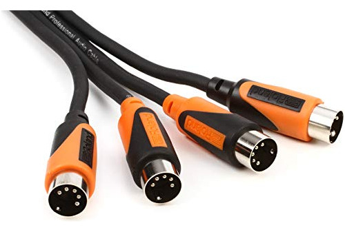 Cable Midi Dual Serie Roland Black, 10 Pies