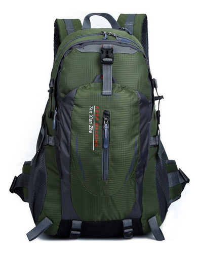 Bolsa deportiva de alpinismo para viajes al aire libre, color verde militar