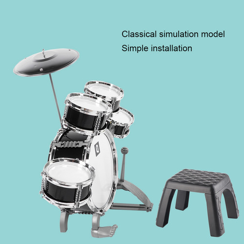 Set De Juguete De Batería Para Niños, Instrumento Musical Ed