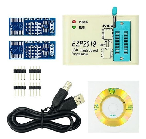 Programador Usb Spi 24 25 26 93 Eeprom 25 Flash Bios Chip