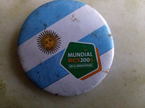 Pin Bandera Argentina,mundial 2006