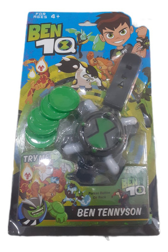 Reloj Ben 10 Omnitrix Lanza Tazos 