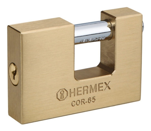 Candado Hermex Anticizalla Cor-65 Mm 