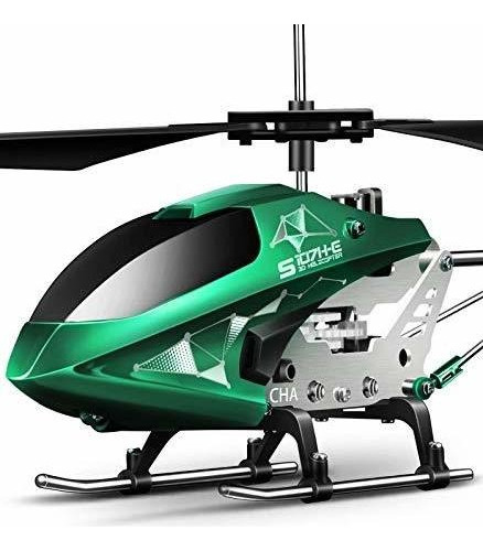 Helicóptero De Control Remoto Niños Syma S107h-r Verde