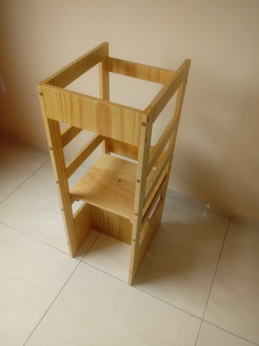 Torre De Aprendizagem 4 Em 1 Madeira