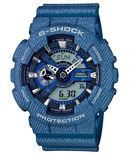 Relógio Casio Modelo Limitado Azul G-shock Ref Ga-110dc-2a