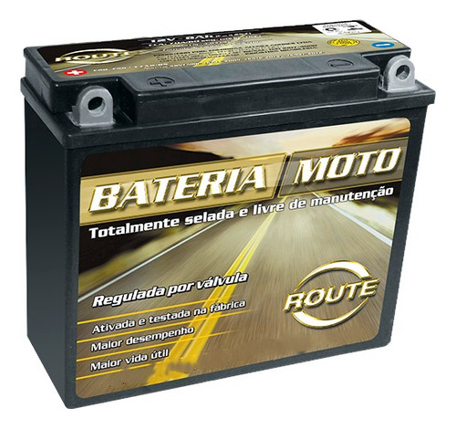 Bateria Moto  Route  Honda Nx 350 Sahara  Ytx8-bs Selada Agm