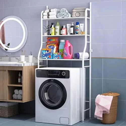 Estante Superior Inodoro De 3 Niveles. Mueble Organizador De Baño