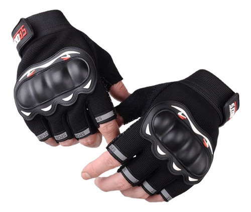 Guantes De Ciclismo, Motociclismo, Protección De Medio Dedo