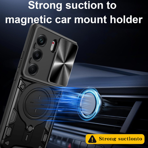Funda Con Soporte Magnético Para Tecno Camon 40 Pro 4g