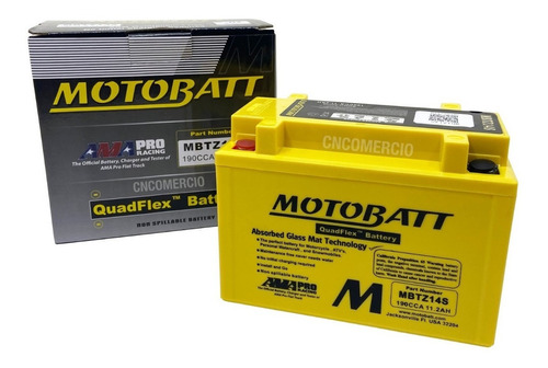 MotoBatt 990 Adventure S 2008 High Quality Motobatt Battery 