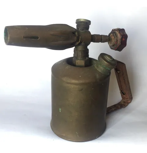 Soplete Antiguo De Bronce (Usado)