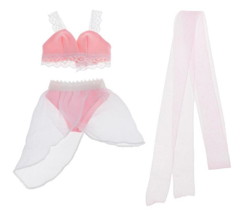 1/3 Accesorios De Ropa De Muñeca Rosado