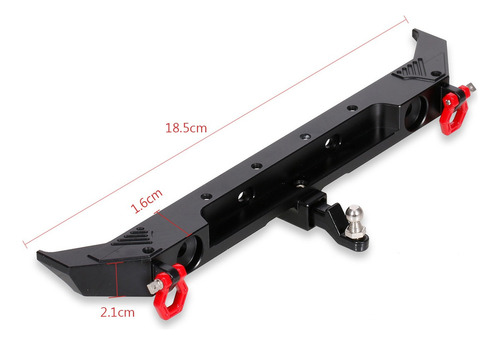 Yn 1/10 Rc Crawler Coche Parachoques Trasero De Metal Con