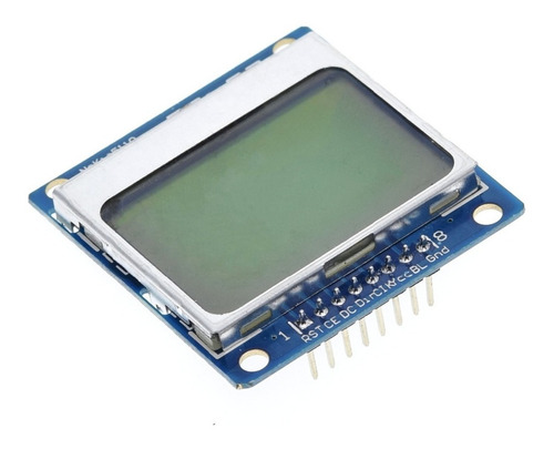 Display Lcd 5110 84x48 Azul Para Nokia E Projetos Arduino