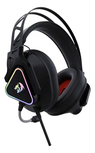 Headset Gamer Redragon Cadmus, RGB, Som Surround 7.1 H370 Preto