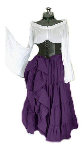Disfraz De Cosplay Medieval Para Mujer, 5 Disfraces, Antiguo