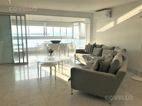 Imagen 9 de 28 de Piso Alto, Vista Al Mar, Parrillero, 3 Dormitorios Mas Dependencia. Playa Mansa