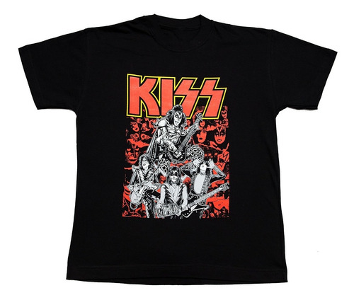 Kiss - Rock And Roll All Nite - Remera