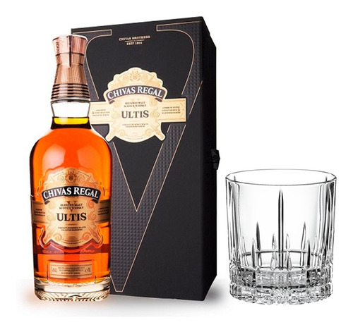 Whisky Chivas Ultis + Vaso Whisky Spiegelau 270ml De Regalo