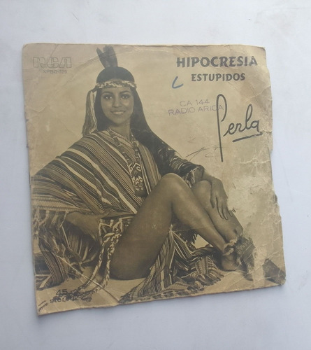 Vinilo Single Perla Hipocresía 