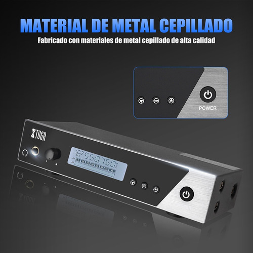 Imagen 2 de 10 de Xtuga Profesional Escenario Monitor Microfonos Sistema
