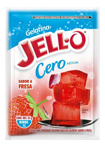 Gelatina Jello-o Light Fresa 25g.