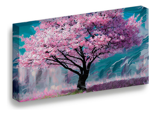 Cuadro Lienzo Canvas Sakura Cherry Japón Cuarto 50*60cm