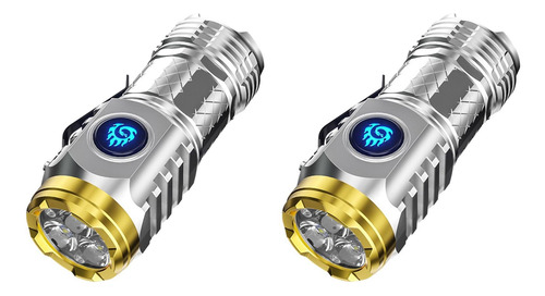 2 Linternas Led Portátiles Para Acampar, Hacer Senderismo Y