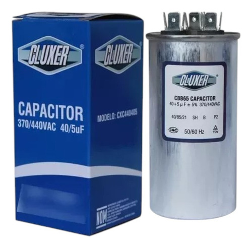Capacitor Doble 40+5 Mf Para Mini Split Todas Las Marcas